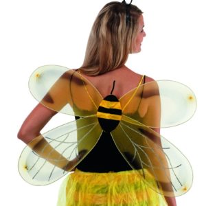 Ailes d'abeille + serre-tÍte - 90 x 45 cm
