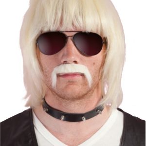 Perruque et moustache BOBBY - blond