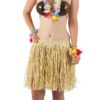 Set hawaÔen multicolore - collier, bandeau + 2 bracelets - fleurs dia 6 cm