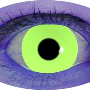 Lentilles de contact fantaisie - UV jaune - la paire - PRIX NET