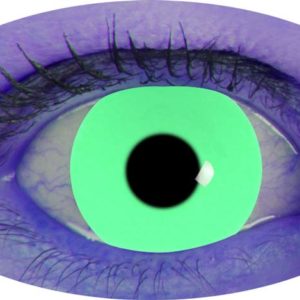 Lentilles de contact fantaisie - UV vert - la paire - PRIX NET