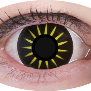 Lentilles de contact fantaisie - soleil - la paire - PRIX NET