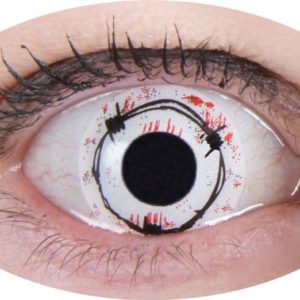 Lentilles de contact fantaisie - barbelÈ - la paire - PRIX NET