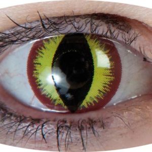 Lentilles de contact fantaisie - diable - la paire - PRIX NET