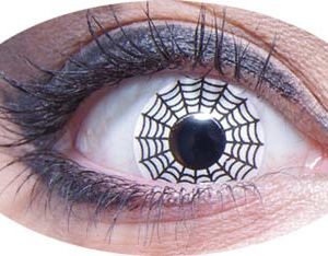 Lentilles de contact fantaisie - toile d'araignÈe - la paire - PRIX NET