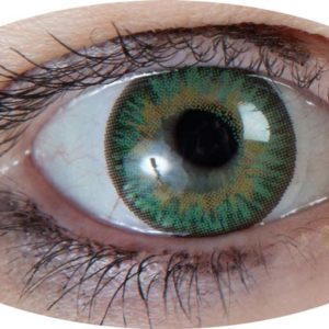 Lentilles de contact fantaisie - iris vert - la paire - PRIX NET