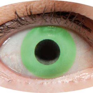 Lentilles de contact fantaisie - úil vert - la paire - PRIX NET