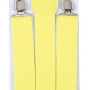 Bretelles - largeur 3.5 cm - jaune fluo