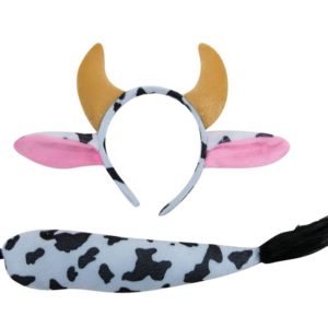 Set de vache luxe - serre-tÍte et queue