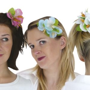 Pince ‡ cheveux hawaÔenne "crocodile" - couleurs assorties