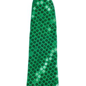 Cravate sequins avec Èlastique - vert