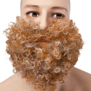 Moustache + barbe frisÈe - ch‚tain