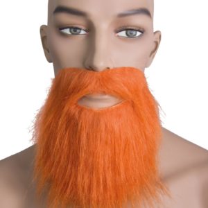 Moustache + barbe raide - roux