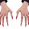 Doigts de sorciËre - ongles rouges -  les 10