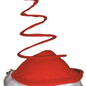 Bonnet de PËre NoÎl lumineux ressort avec Ètoiles rouges