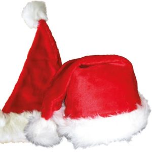 Bonnet de PËre NoÎl peluche