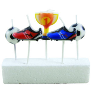 Bougie football - boÓte de 5