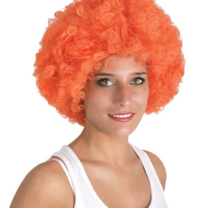 Perruque WILLY - afro - orange