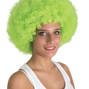Perruque WILLY - afro - vert
