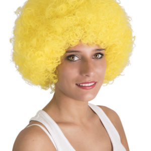 Perruque WILLY - afro - jaune