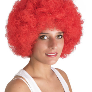 Perruque WILLY - afro - rouge