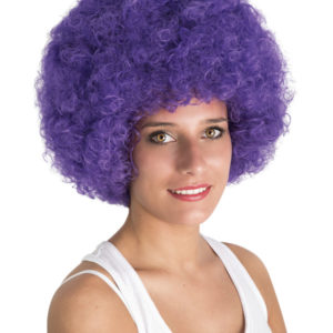 Perruque WILLY - afro - violet