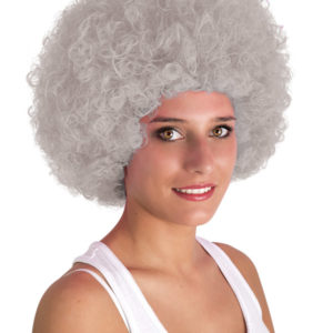 Perruque WILLY - afro - gris