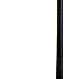 Canne noire de Charlot en plastique - 80 cm