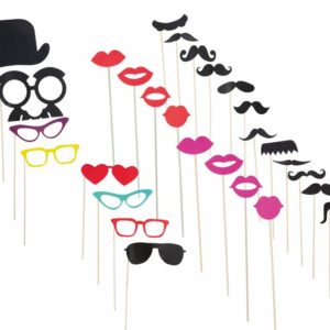 Photobooth - moustaches, lunettes, bouches etc...