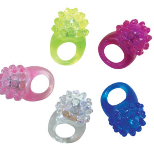 Bague lumineuse LED (piles incluses) - couleurs assorties - l'unitÈ