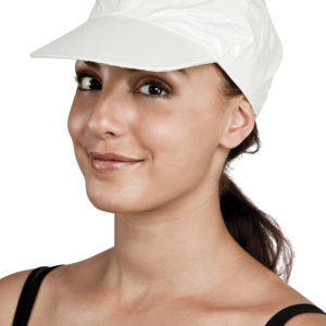 Casquette vinyl adulte - blanc