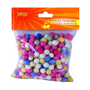 Boules dancing multicolores - sachet de 200