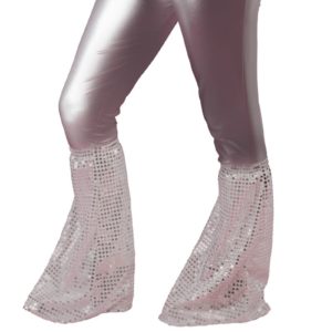 Pattes dÈph en tissu - sequins argent