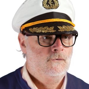 Casquette de capitaine luxe adulte (taille ajustable)