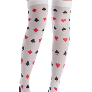 Bas - blanc impression cartes - la paire