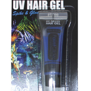 Gel cheveux UV - blister - 10 ml - bleu fluo