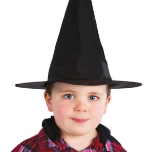 Chapeau sorciËre enfant - tissu noir