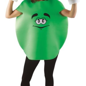 Costume adulte bonbon rond - vert - taille unique