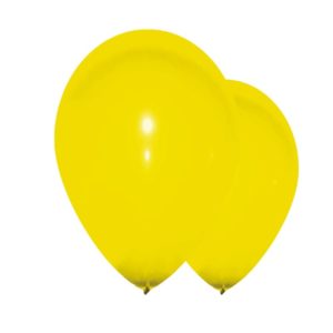 Ballon 10" - sachet de 10 - jaune