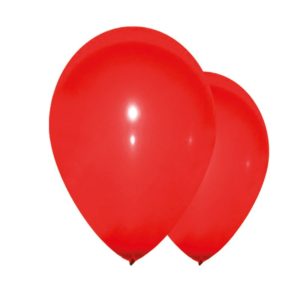 Ballon 10" - sachet de 10 - rouge