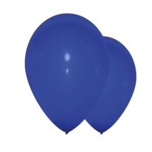 Ballon 10" - sachet de 10 - bleu foncÈ