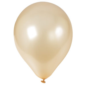 Ballon 10" - sachet de 10 - mÈtallisÈ or