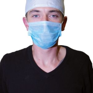 Set de chirurgien - masque + calot - 59 cm