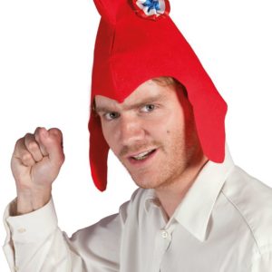 Bonnet phrygien en feutrine adulte - rouge
