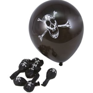 Ballon 10" - sachet de 10 - pirate
