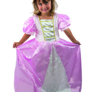 Costume enfant luxe princesse rose - L