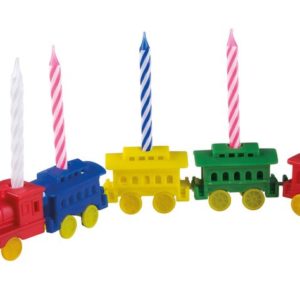 Bougie anniversaire x 6 + train