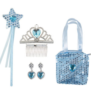 Coffret accessoires de princesse - bleu
