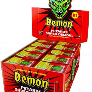 PÈtard Super DÈmon - F2 - Le prÈsentoir de 100 paquets de 10 - PRIX NET