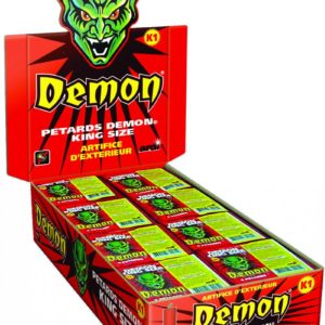 PÈtard DÈmon King Size - F2 - Le prÈsentoir de 40 paquets de 6 - PRIX NET